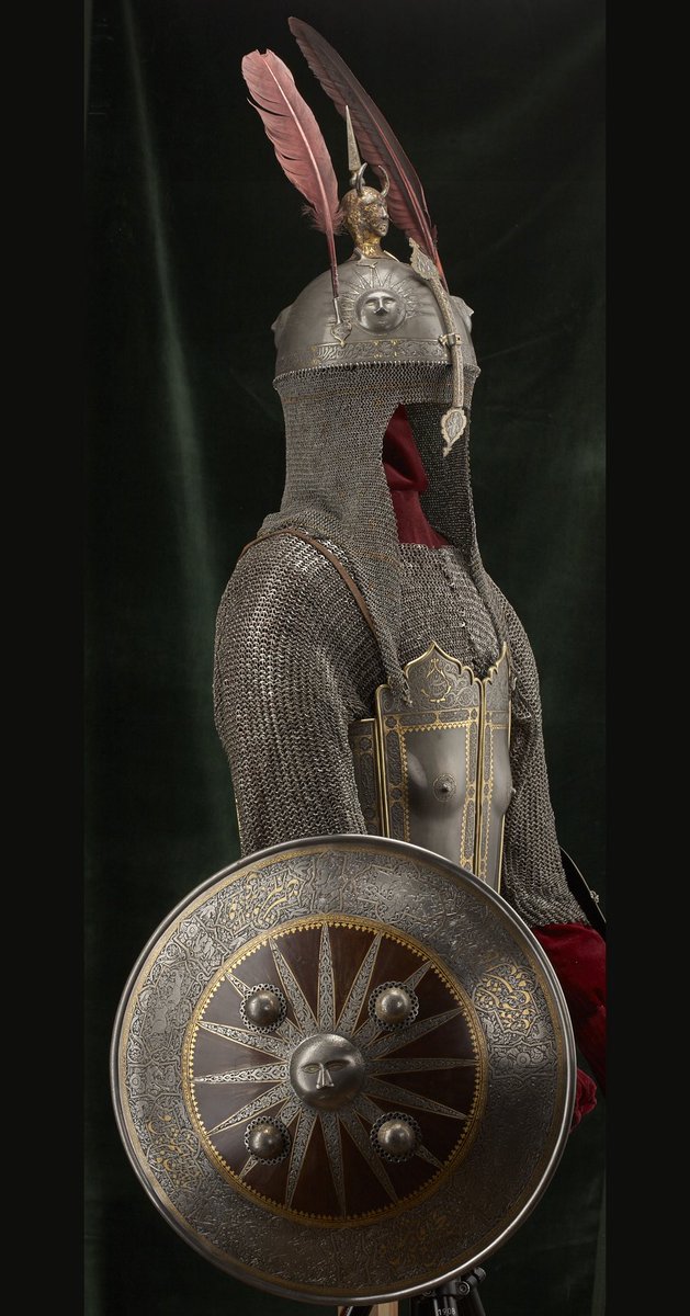Safavid armor of Shah Suleiman I with Persian poetry inscriptions, 1600s
