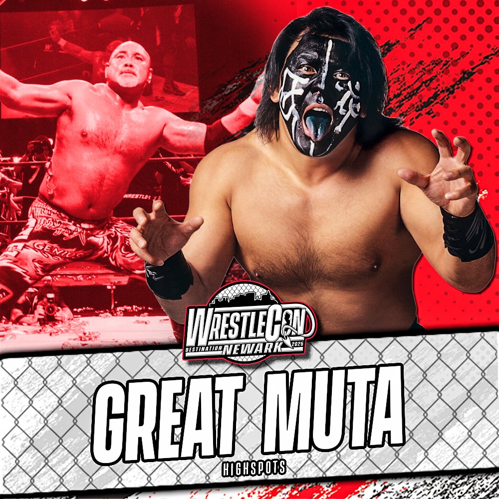 The Pearl of the Orient, The Great Muta, will be joining us on Saturday only! Preorders now live at highspotslive.com/collections/wr…