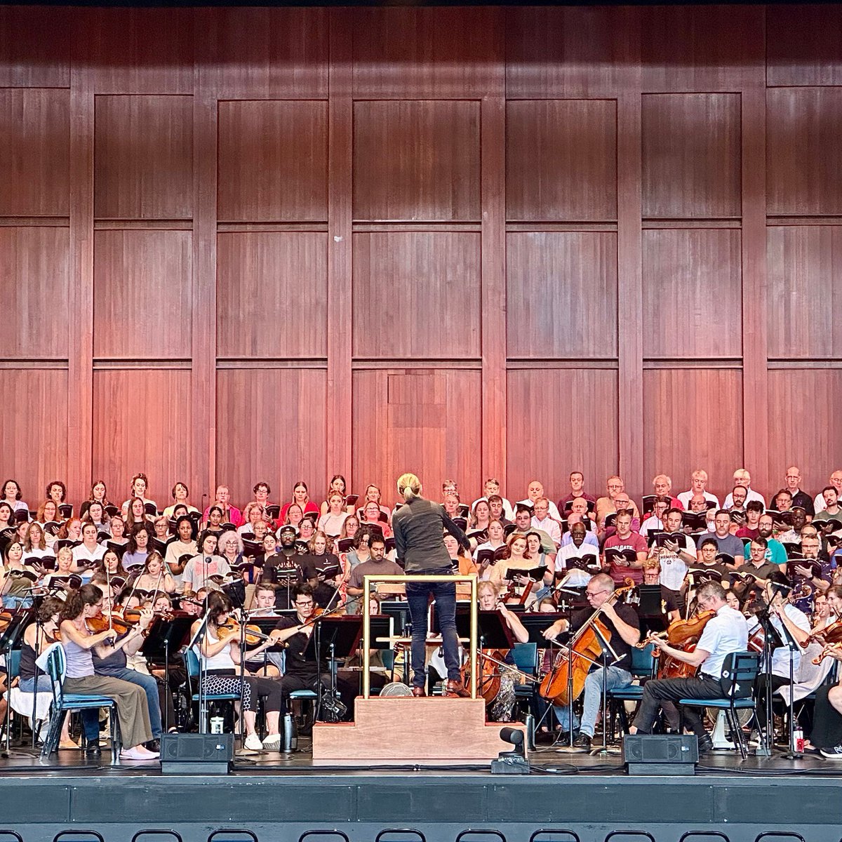 #throwback to sound check with the NSO last summer... we can't wait for this summer's CCS and NSO collaboration – a performance of Amadeus Live 2 days from now! Learn more about how to secure your last-minute tickets here: buff.ly/eB1zR3k