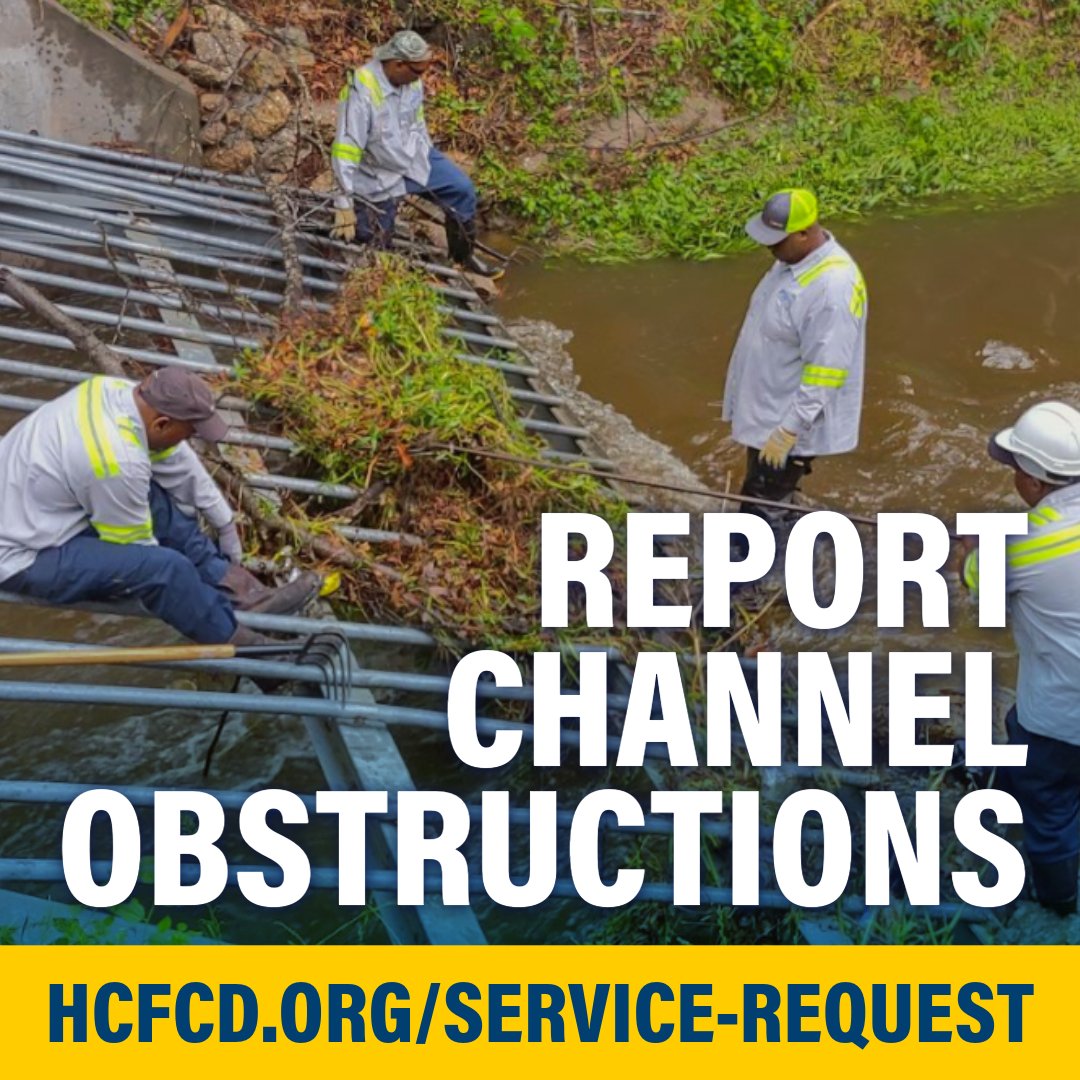Storms can leave behind debris that blocks drainage channels. If you see fallen trees or obstructions, report it to HCFCD!
📍 hcfcd.org/service-request