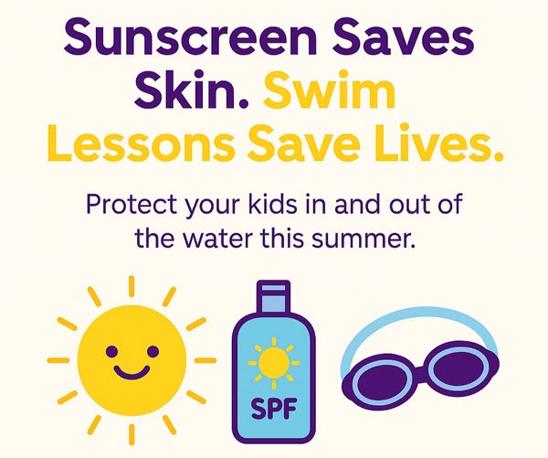 National Sunscreen Day was May 27th, but Emler Swim School encourages you to
protect your little ones every day from head to toe this summer, in and out of the water. 📷📷
#Sunscreen #SwimSafe #ParentTips