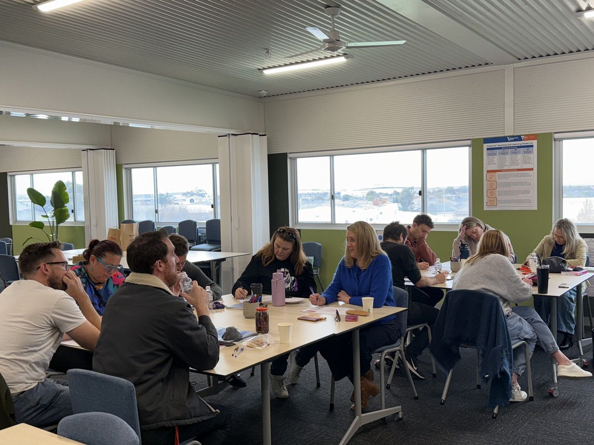 Last week at Truganina P-9's new Professional Learning Centre with the amazing PCO team—what a space! Thoughtfully designed to value learning and people. Deep dialogue, shared growth, and an incredible view! #leadership #ferociouswarmth #culture