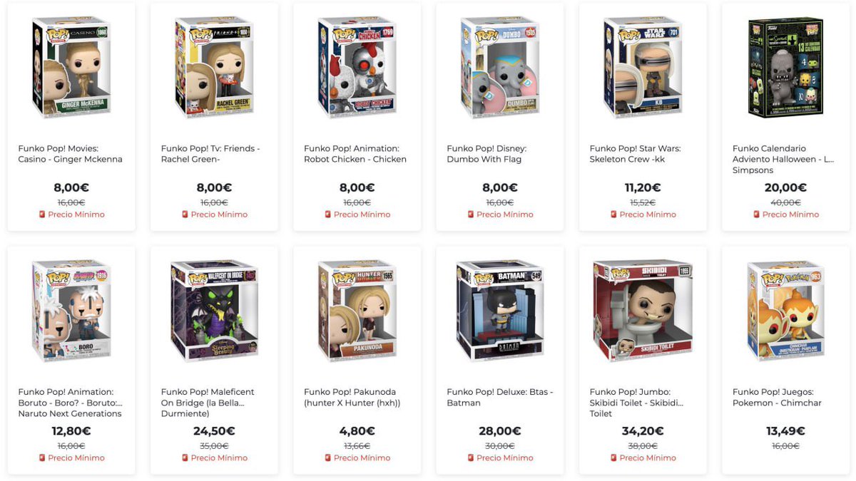 🚨 50% DE DESCUENTO EN FUNKO POP!

Muchos Funko Pop! han bajado de precio en las últimas horas y muchos a mitad de precio

buscadorchollos.com/ofertas-top/fu…