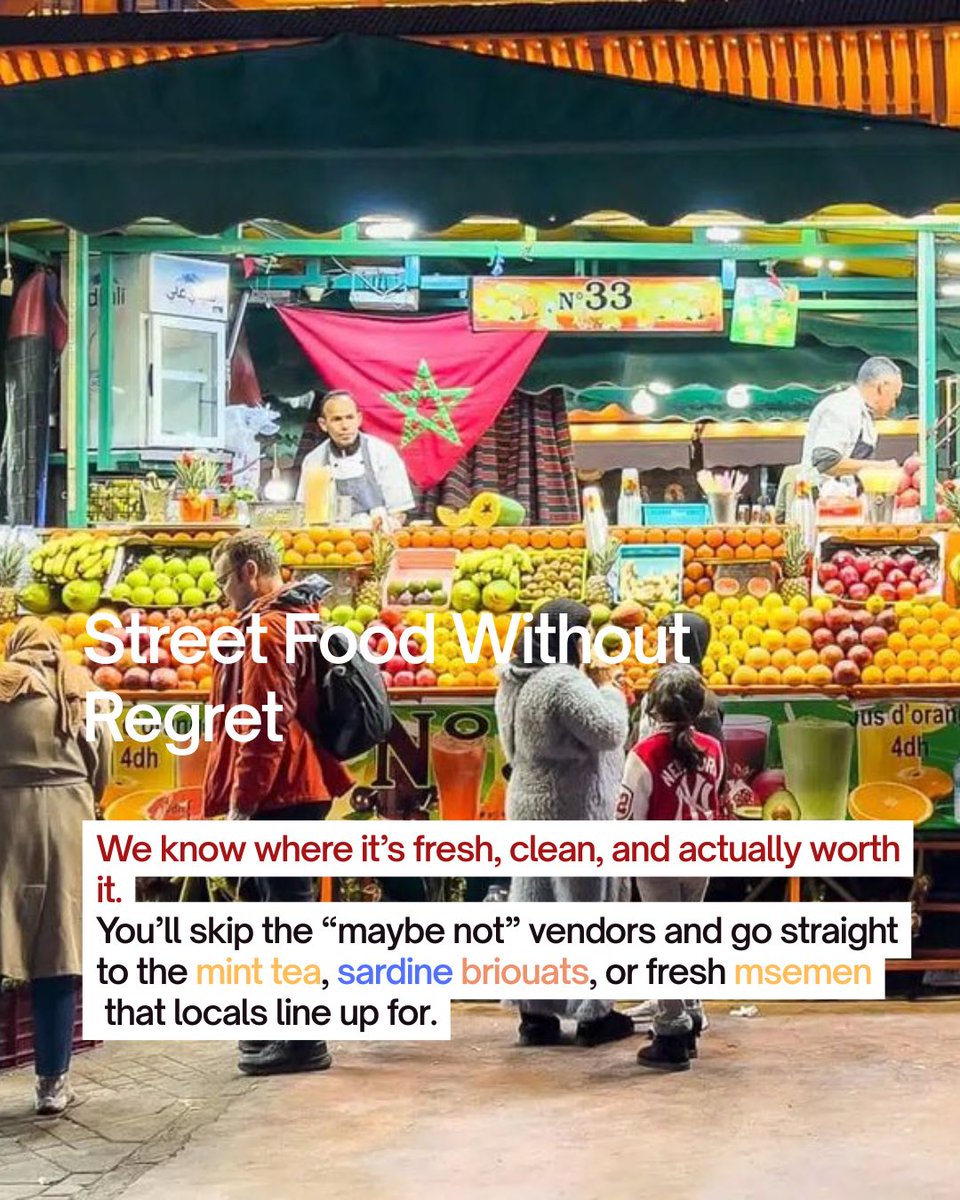 marrakechalfday's tweet photo. Think you’ve seen Marrakech?? 
The truth is the soul of this city doesn’t live in tourist guides or group tours, it lives in hidden doors, warm conversations and spontaneous tea with strangers who become friends. 
Here’s the 5 thing you’ll only experience with localby your side❤️ https://t.co/d29TfFBTDr