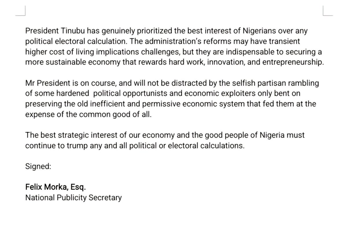 AMAECHI, ATIKU AND EL-RUFAI - A TRIO UNITED IN DESPERATION FOR SELF-SERVING POWER

Their criticisms mask a shameless attempt to perpetuate and cling to the old rent-seeking economy that enriched them at the expense of the Nigerian people.