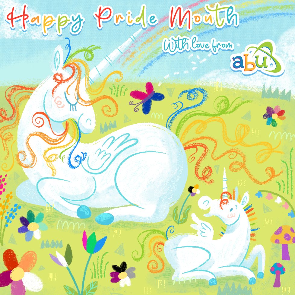 Happy Pride Month! 🏳️‍🌈 
 
The team at ABU wants to wish a happy Pride to all those in LGBT, Queer, and supporting communities a wonderful and safe Pride. 

Celebrate your colors authentically and with love from us 

❤️ 🧡 💛 💚 💙 💜 

#pridemonth