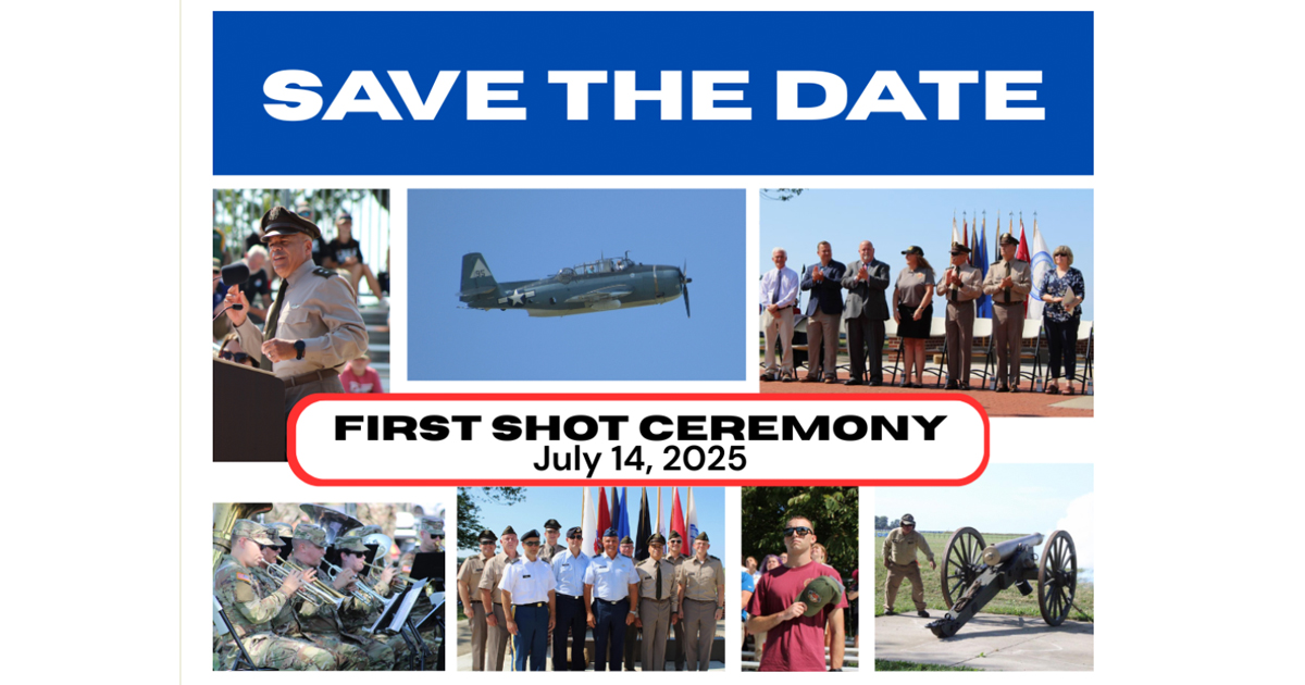 Join us for the 2025 National Matches First Shot Ceremony on July 14! #NationalMatches #CMP #CampPerry conta.cc/4jxx9Pp