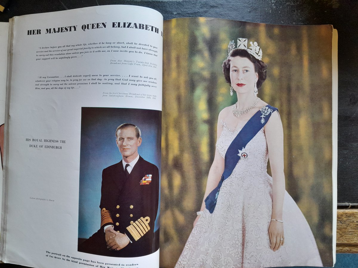 MostlyPrint's tweet image. The Coronation of Queen Elizabeth ll took place in Westminster Abbey #OTD on 2 June 1953, conducted by Dr Geoffrey Fisher, Archbishop of Canterbury.
A mighty souvenir publication. More scans to follow this week. #Coronation