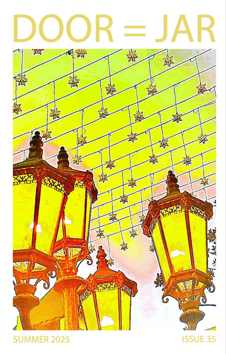 DoorIsAJarMag's tweet photo. Happy official release day for Issue 35 Summer 2025 of Door Is A Jar Literary Magazine!
Enjoy the creative works of 48 contributors from all around the world using the link below
https://t.co/et69rw6G55
#Poetry #Fiction #Nonfiction #Art #Drama #Bookreviews #indiepress #DIAJ https://t.co/hldXWtTgo4