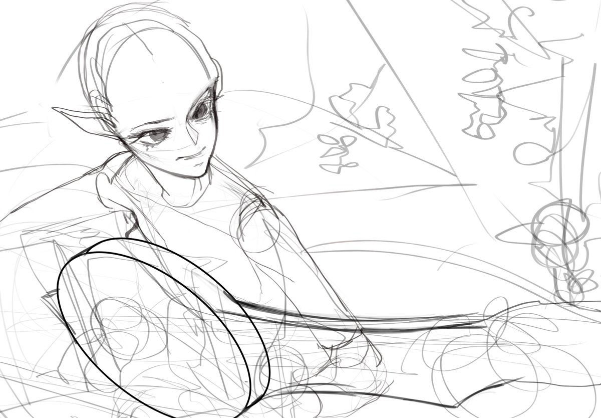 Eunback1's tweet photo. wip #낙서 #그림 https://t.co/ru0gJ1eApz