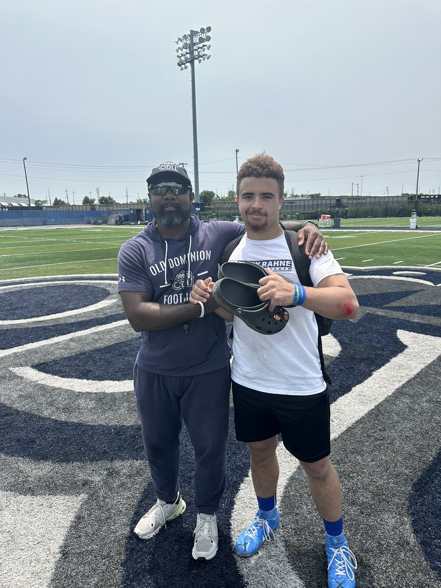 Amanni Blowe (@amanniblowe) on Twitter photo Had a great time at the Rahne football camp. A huge thank you to Coach Lannone <a href="/T_Iannone/">Tristin Iannone</a> for the invite. <a href="/ODUFootball/">ODU Football</a> <a href="/Coach_TLucas/">Tony Lucas</a> <a href="/RickyRahne/">Ricky Rahne</a> . Go monarchs Had a great time at the Rahne football camp. A huge thank you to Coach Lannone <a href="/T_Iannone/">Tristin Iannone</a> for the invite. <a href="/ODUFootball/">ODU Football</a> <a href="/Coach_TLucas/">Tony Lucas</a> <a href="/RickyRahne/">Ricky Rahne</a> . Go monarchs