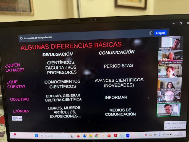maria jose sanchez (@mjsanchezperez) on Twitter photo Hoy en el webinar del #PANMEP en <a href="/EASPsalud/">Escuela Andaluza SP</a> sobre #DivulgaciónCientífica
Hablamos de cómo llevar la #MedicinaDePrecisión desde el laboratorio a la sociedad. Comunicación clara, rigurosa y útil para transformar la salud.
Gracias <a href="/ccentenoc/">Carlos Centeno</a> <a href="/CanalUGR/">Universidad Granada</a>
#CienciaAbierta #SaludPública Hoy en el webinar del #PANMEP en <a href="/EASPsalud/">Escuela Andaluza SP</a> sobre #DivulgaciónCientífica
Hablamos de cómo llevar la #MedicinaDePrecisión desde el laboratorio a la sociedad. Comunicación clara, rigurosa y útil para transformar la salud.
Gracias <a href="/ccentenoc/">Carlos Centeno</a> <a href="/CanalUGR/">Universidad Granada</a>
#CienciaAbierta #SaludPública