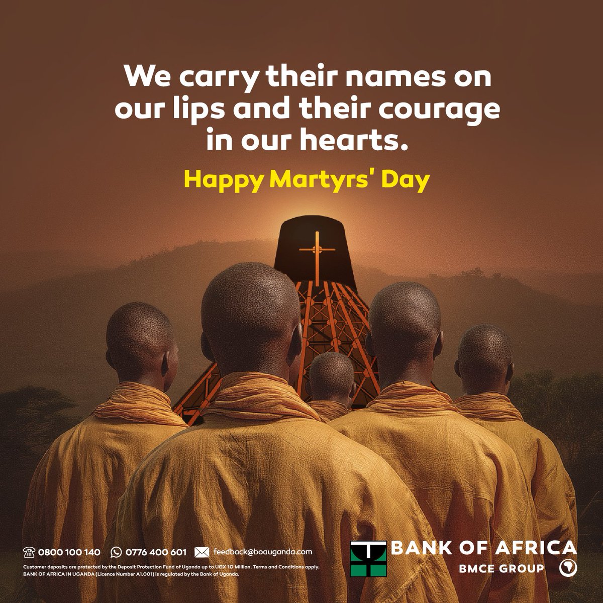 BankOfAfrica_Ug's tweet image. We celebrate the courageous young hearts who remained steadfast, and stood by what they believed in.

Happy Martyrs’ Day

#AppsolutelyEassy #AppsolutelyBOA