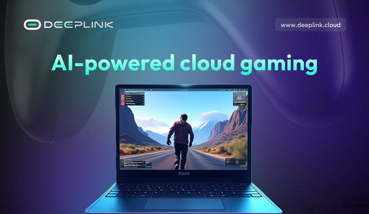 DeepLinkGlobal's tweet image. 🚨 Web3 Gaming in 2025 is NEXT LEVEL

Cloud gaming is being rebuilt from the ground up: AI, DePIN, tokens, and full decentralization.

🎮 AI-Powered Streaming

Optimizes stream quality in real time — smoother gameplay on ANY device. No expensive rig needed.

@DeepLinkGlobal is…