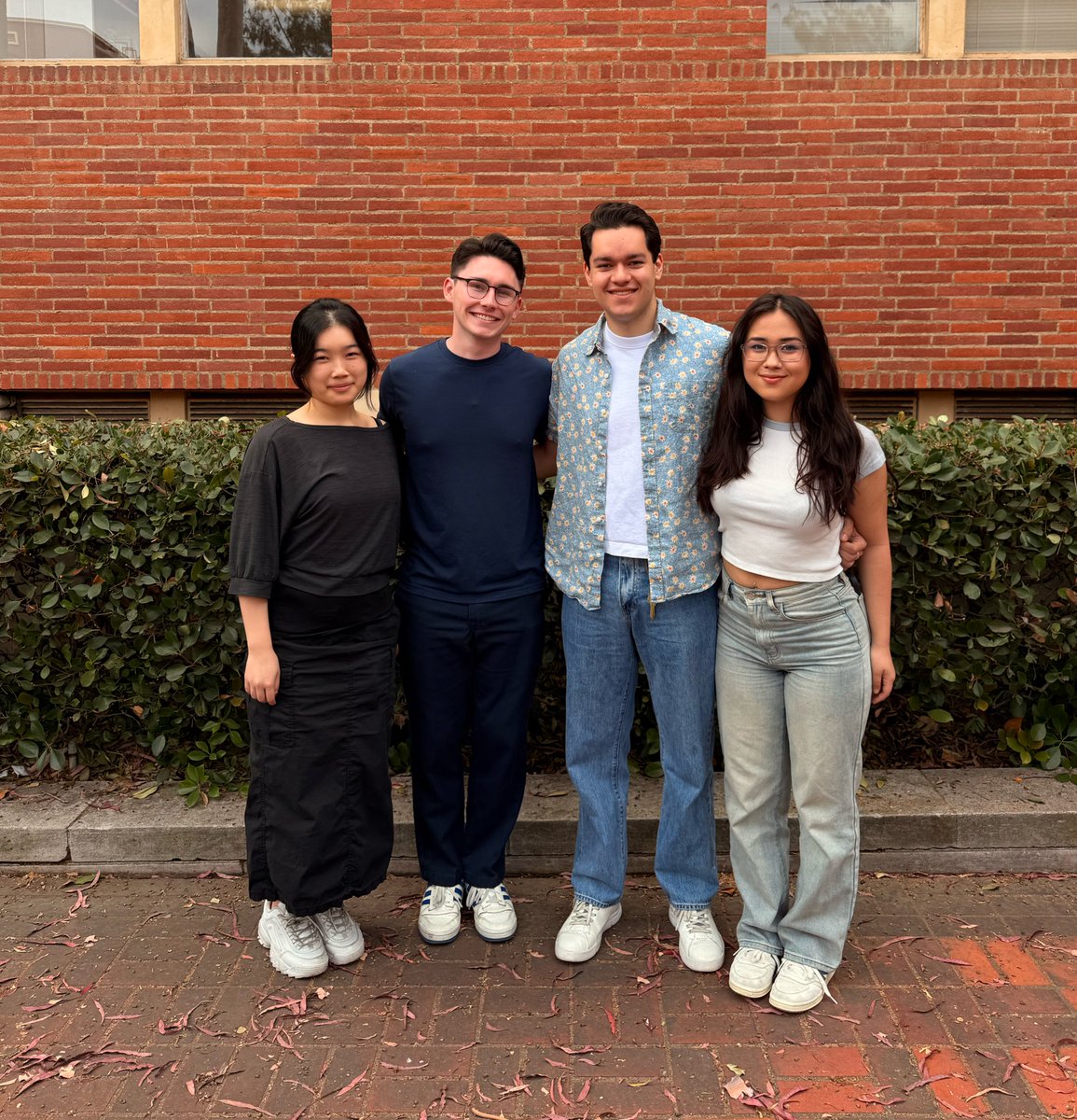 Shoutout to our outstanding undergrads — Sofia, Megan, Ryan, and Isaiah — for showcasing their research at the UCLA Chemistry Undergraduate Research Symposium!  Great work all around! #UCLAChem