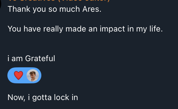 Just wrapped up coaching call #1.

Messages like these are why I do what I do🙏