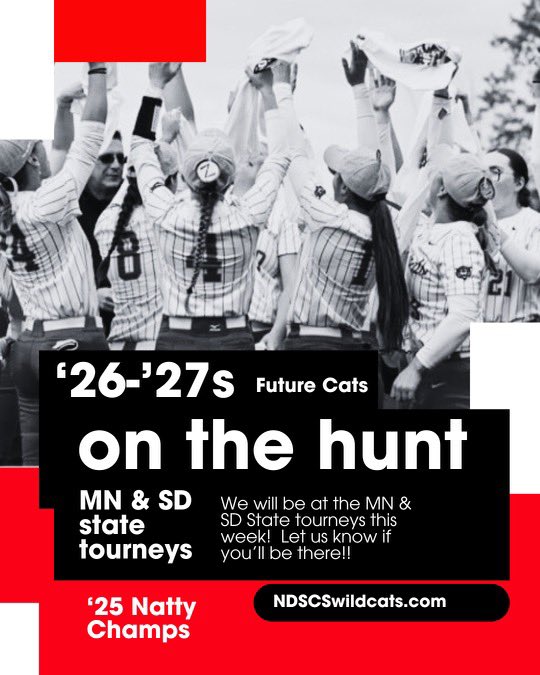 North Dakota State College of Science Softball tweet media