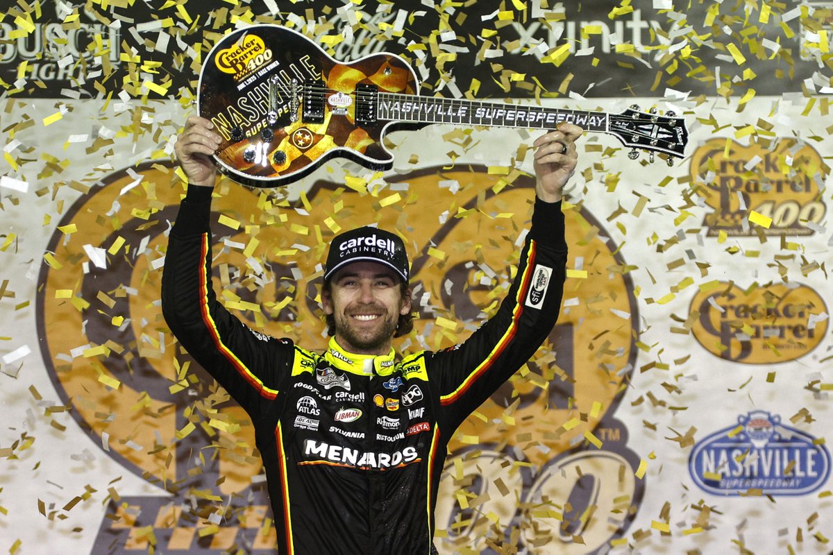 NASCAR México (@nascarmexico_) on Twitter photo 1️⃣ 2️⃣ <a href="/Blaney/">Ryan Blaney</a> ofreció una demostración de consistencia para quedarse con la Cracker Barrel 400, logrando su primera victoria de la temporada 2025 en la NASCAR Cup Series. 🏆
Descubre los mejores momentos de la carrera: tinyurl.com/nashvilleblaney 📲
#NASCARMexico #NASCARMexicoCity 1️⃣ 2️⃣ <a href="/Blaney/">Ryan Blaney</a> ofreció una demostración de consistencia para quedarse con la Cracker Barrel 400, logrando su primera victoria de la temporada 2025 en la NASCAR Cup Series. 🏆
Descubre los mejores momentos de la carrera: tinyurl.com/nashvilleblaney 📲
#NASCARMexico #NASCARMexicoCity