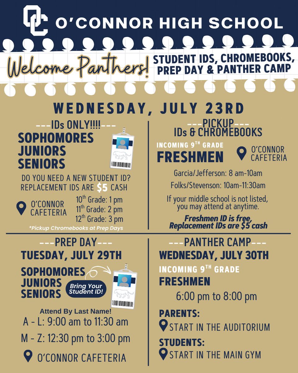 Mark your Calendars!