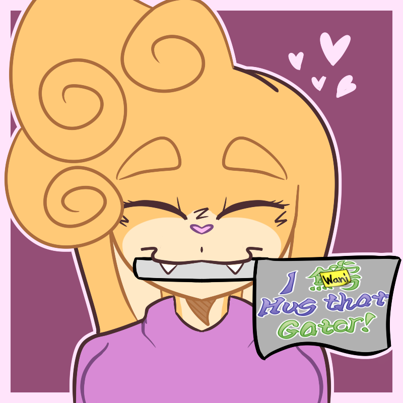 i forced gino to buy a pride ych