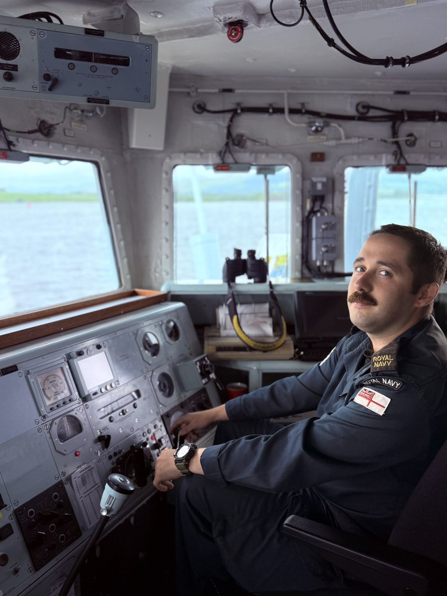 The Mine Warfare team are used to leading the way…Moustache Monday in <a href="/HMSHurworth/">HMS Hurworth</a> 👨⚓️