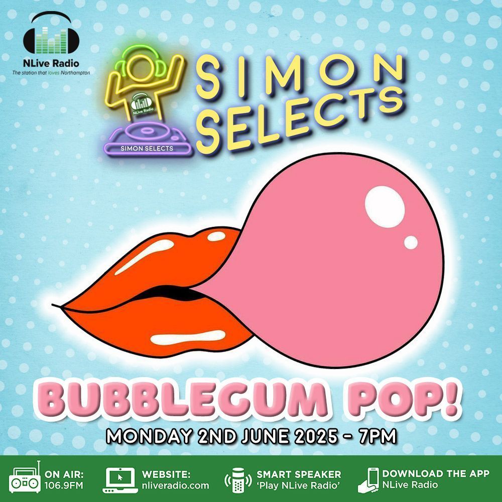 NLiveRadio's tweet image. Celebrate National Candy Month with Simon Selects, featuring catchy bubblegum pop tunes from the late 60s to today! Tune in at 7pm on 106.9FM, online at nliveradio.com, via smart speaker, or download the NLive Radio app!