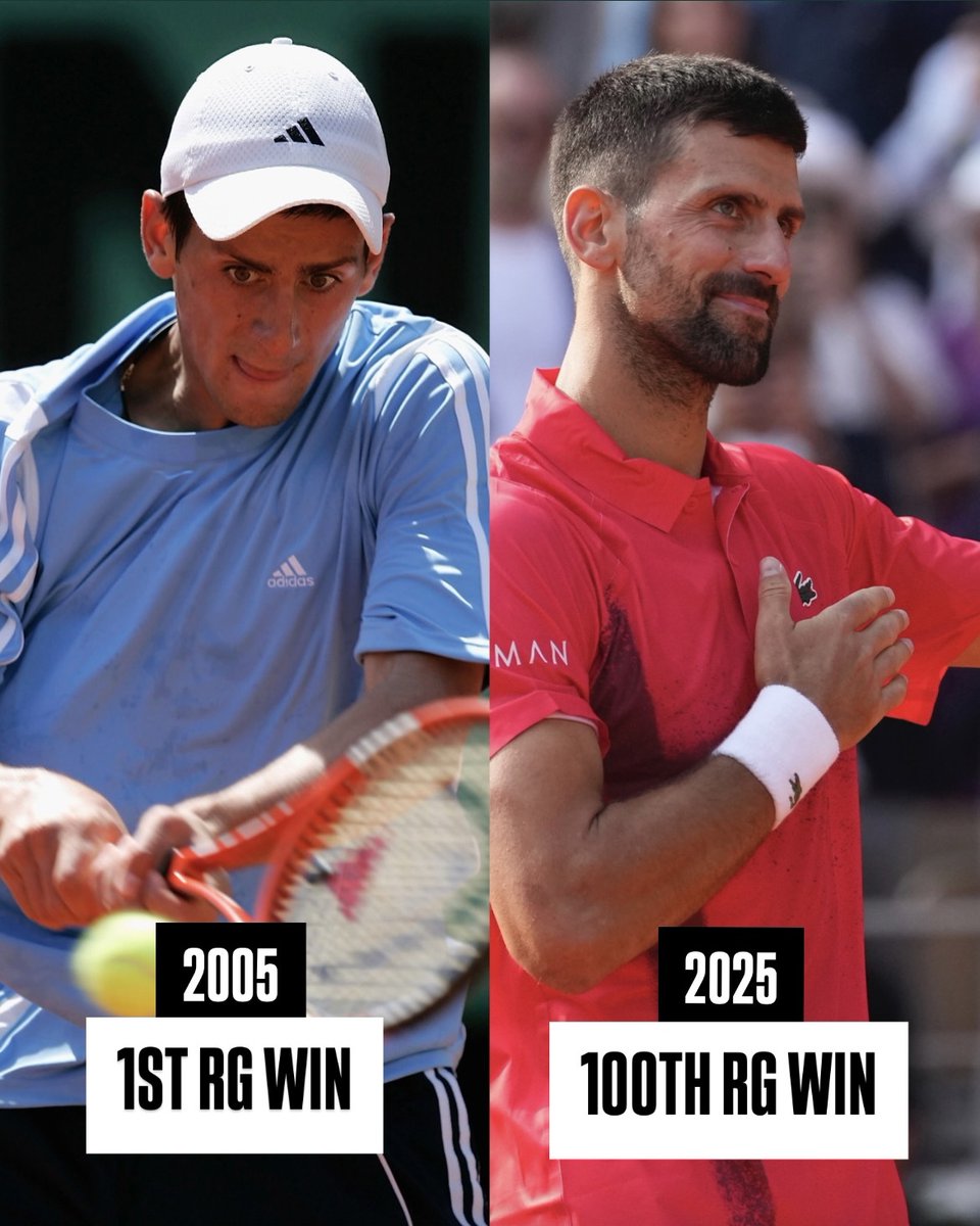 Time flies 😉 <a href="/DjokerNole/">Novak Djokovic</a> 

#RolandGarros