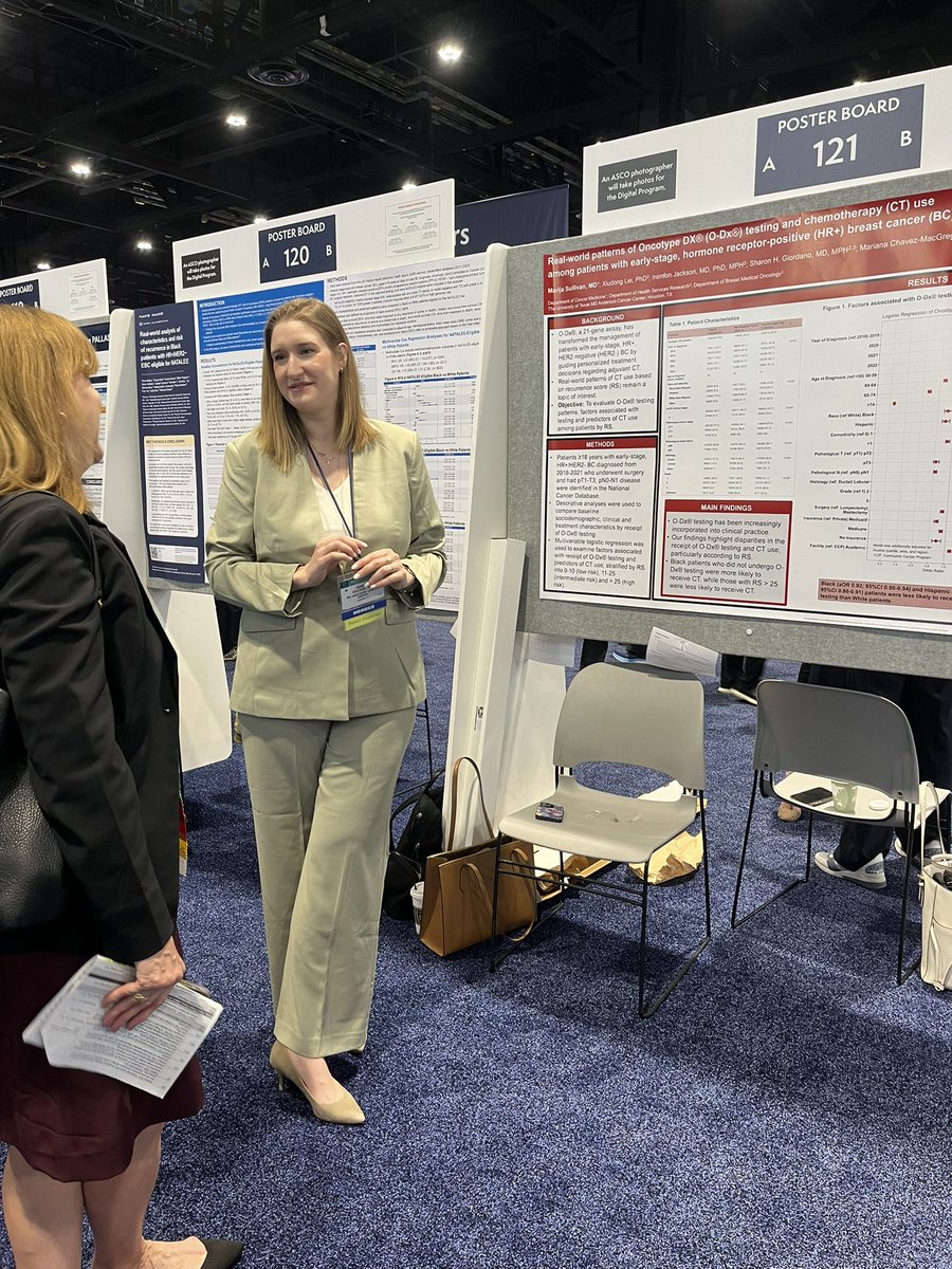 Afsaneh Amouzegar, MD (@aamouzegarmd) on Twitter photo Huge congratulations to my friend and <a href="/MDAndersonNews/">MD Anderson Cancer Center</a> co-fellow <a href="/marijasullivan/">Marija Sullivan, MD</a> on her impactful work looking at the real-world patterns of Oncotype testing & chemo use in early-stage HR+ breast cancer #ASCO25 Huge congratulations to my friend and <a href="/MDAndersonNews/">MD Anderson Cancer Center</a> co-fellow <a href="/marijasullivan/">Marija Sullivan, MD</a> on her impactful work looking at the real-world patterns of Oncotype testing & chemo use in early-stage HR+ breast cancer #ASCO25