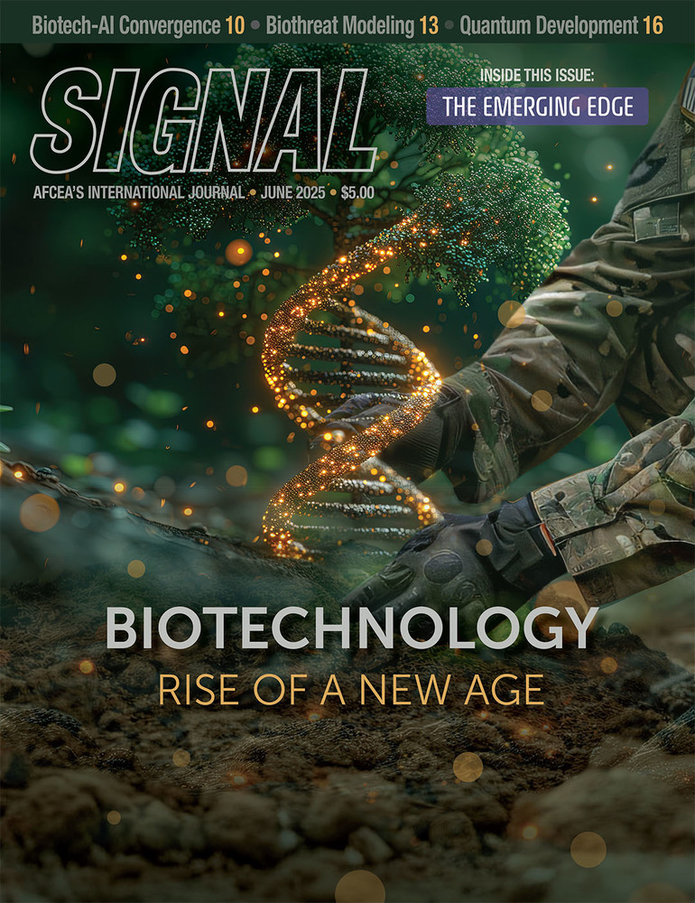 AFCEA International (@afcea) on Twitter photo In the June issue of <a href="/signalmag/">SIGNAL Magazine</a>, we're diving into a topic that's rapidly gaining relevance: the intersection of biotechnology, national security and emerging technologies.
buff.ly/jUgVlpk In the June issue of <a href="/signalmag/">SIGNAL Magazine</a>, we're diving into a topic that's rapidly gaining relevance: the intersection of biotechnology, national security and emerging technologies.
buff.ly/jUgVlpk