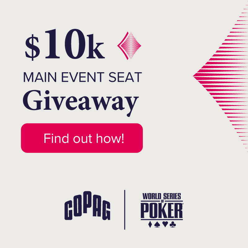 WSOP's tweet photo. The WSOP Main Event will be here before you know it!
If you don’t have your seat yet, stop by the Copag booth in the Paris Hotel or go to https://t.co/0NAng0vUti to enter to win a $10k seat!
#giveaway #2025wsop #wsop #copag #texasholdem #mainevent #poker https://t.co/DPKg8NY4JN
