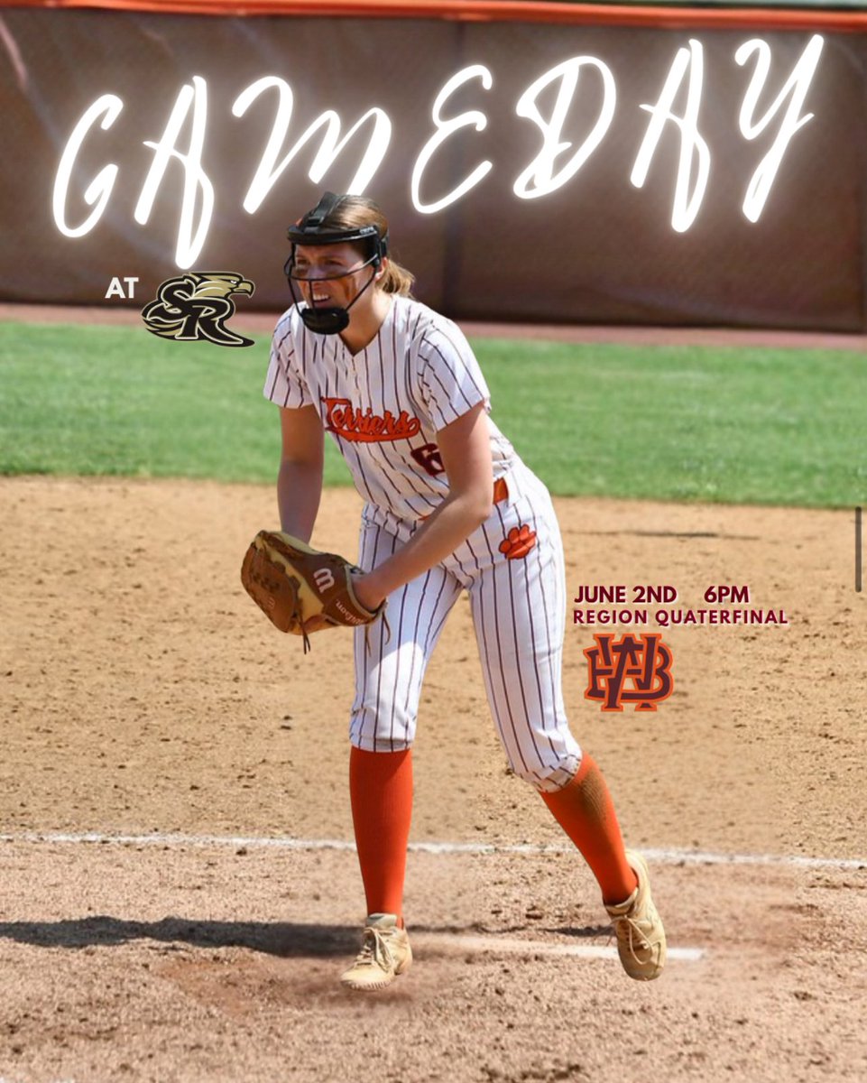 The Lady Terriers travel down Route 24 for a Region Quarterfinal at Staunton River!  First pitch at 6:00! 🐾