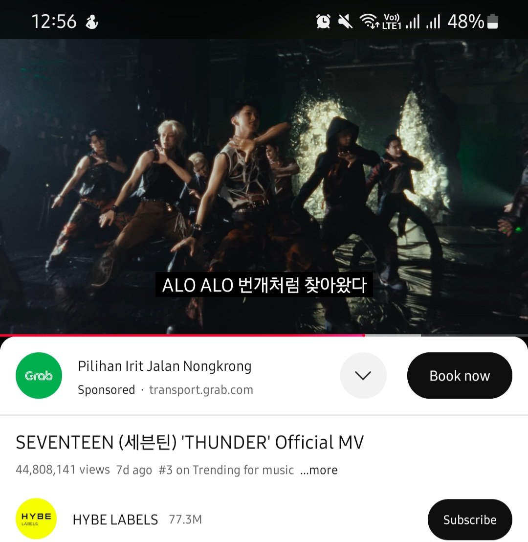 Stnobeni's tweet photo. Ok, fix masuk playlist!

Fresh from 7 days ago.
"Seventeen - THUNDER" 🤘🏻🕺🏻🖤 https://t.co/fnihIzCSfM https://t.co/KVk6YPsjar