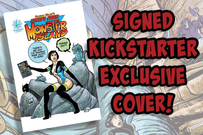 Graham Nolan 🇺🇸 (@gnolan12) on Twitter photo For the <a href="/Kickstarter/">Kickstarter</a> fans out there, It's MONSTER TIME! Escape From Monster Island will be available to KS backers starting tomorrow. We will launch the campaign on The Brofessionals <a href="/8pm/">8pm</a> EST with an EXCLUSIVE KS Cover! <a href="/andysmithart/">Andy Smith Art</a> <a href="/BillyTucci/">Teen Sensation Billy Tucci®</a> <a href="/ArtThibert/">Art Thibert</a> <a href="/aaronlopresti/">aaronlopresti</a> For the <a href="/Kickstarter/">Kickstarter</a> fans out there, It's MONSTER TIME! Escape From Monster Island will be available to KS backers starting tomorrow. We will launch the campaign on The Brofessionals <a href="/8pm/">8pm</a> EST with an EXCLUSIVE KS Cover! <a href="/andysmithart/">Andy Smith Art</a> <a href="/BillyTucci/">Teen Sensation Billy Tucci®</a> <a href="/ArtThibert/">Art Thibert</a> <a href="/aaronlopresti/">aaronlopresti</a>