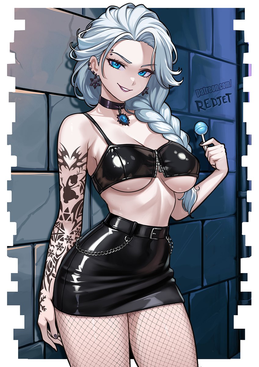 redjet00's tweet image. Elsa GOTH - new series!