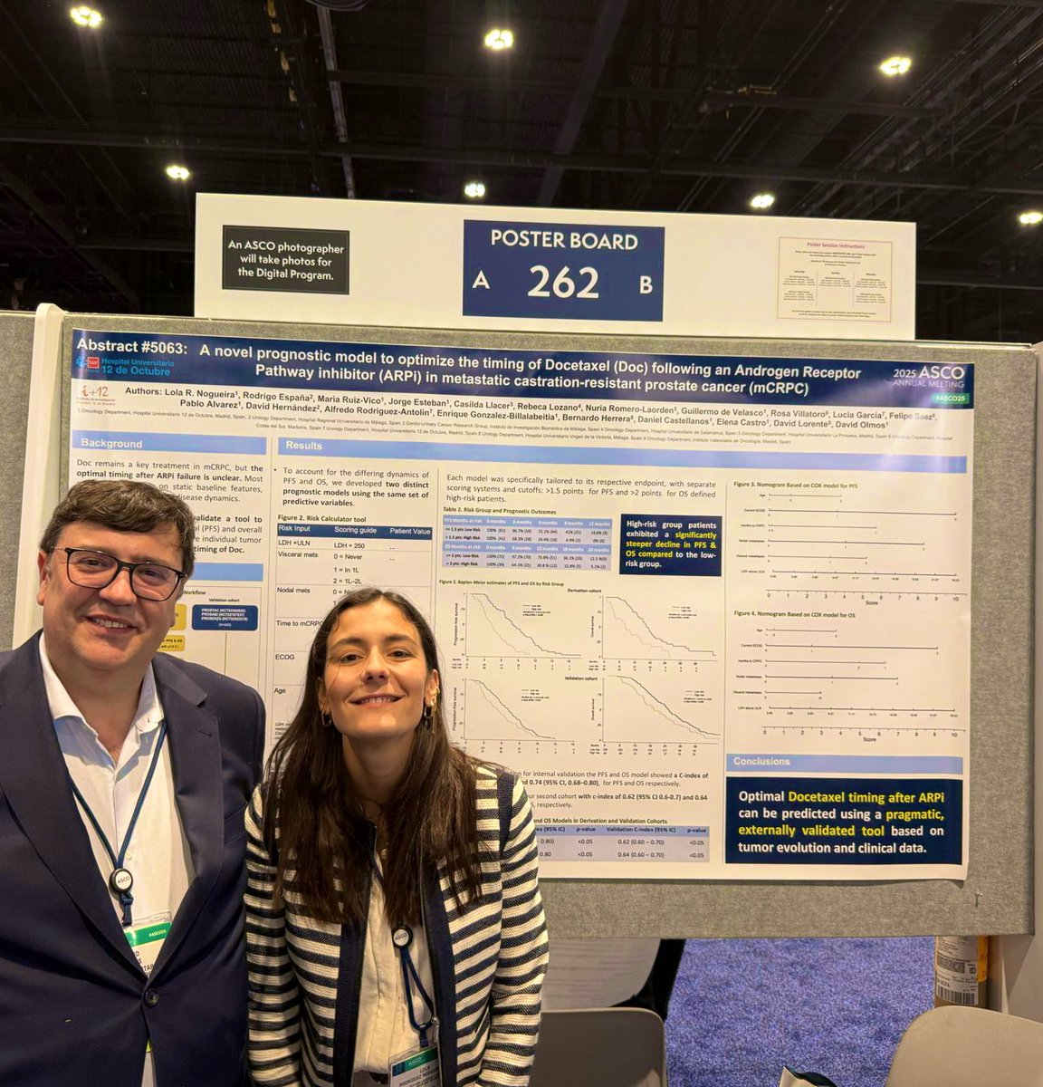Lola R.Nogueira (@lolarnogueira) on Twitter photo 📍So happy to be at #ASCO25 to present and discuss our model to guide complex treatment decisions in mCRPC
➡️We can optimize docetaxel timing after ARPi with a validated predictive tool <a href="/Dolmos77/">David Olmos</a> 📍So happy to be at #ASCO25 to present and discuss our model to guide complex treatment decisions in mCRPC
➡️We can optimize docetaxel timing after ARPi with a validated predictive tool <a href="/Dolmos77/">David Olmos</a>
