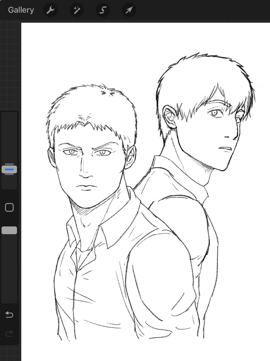 Legende0135's tweet photo. R&amp;B Practice (w ref)
#aot #reinerbraun #bertholdthoover https://t.co/AW6HJyzC8B