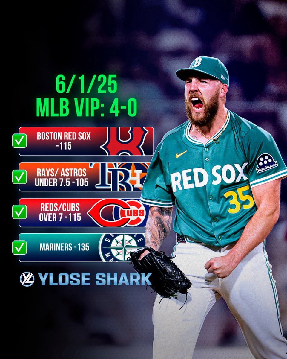Sweep it up on a Sunday. ⚡️⚡️⚡️⚡️

Today’s 3 Top MLB Picks available here!

Must SWEEP or FULL SEASON FREE!

⬇️⬇️DOMINATE WITH US MLB⬇️⬇️

➡️bit.ly/SHARK-DAY-49⬅️

⬆️⬆️DOMINATE WITH US MLB⬆️⬆️

Let’s dominate.

-🦈