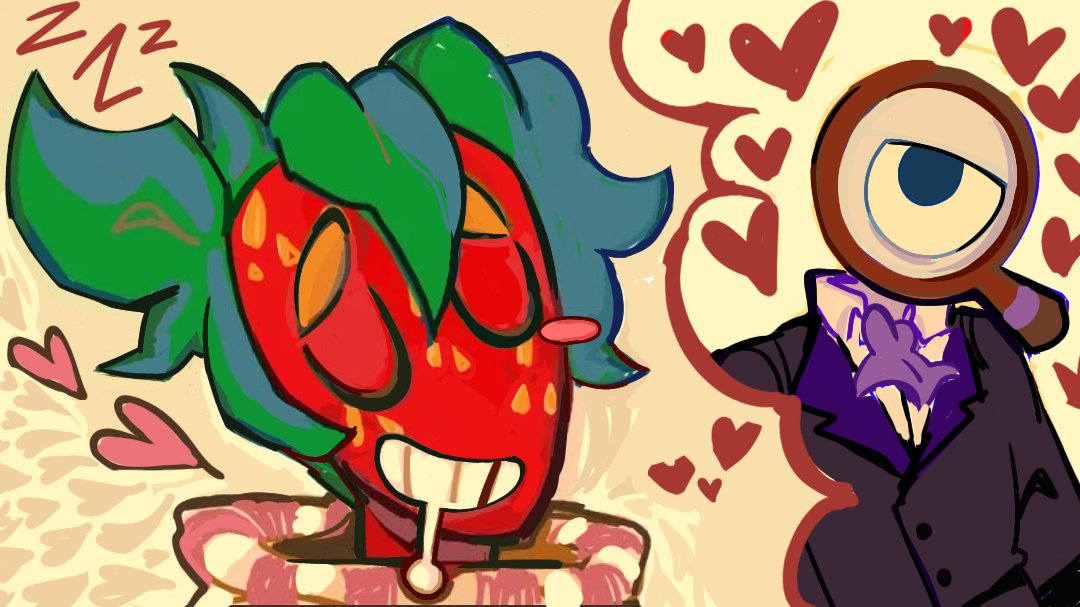 Aglaiet's tweet image. berryresearch berrymysterious detectiveberry ITS ALL TRUE LOVE!!!! A loser AND a purple loser #dandysworld #Sprout #Rodg