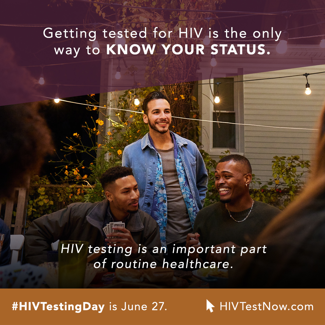 📅 June 27 is National HIV Testing Day.
Knowing your status is a powerful step toward better health—for yourself and your community.
Take the test. Take control. ❤️
Because health starts with knowledge.
#NationalHIVTestingDay #HIVAwareness