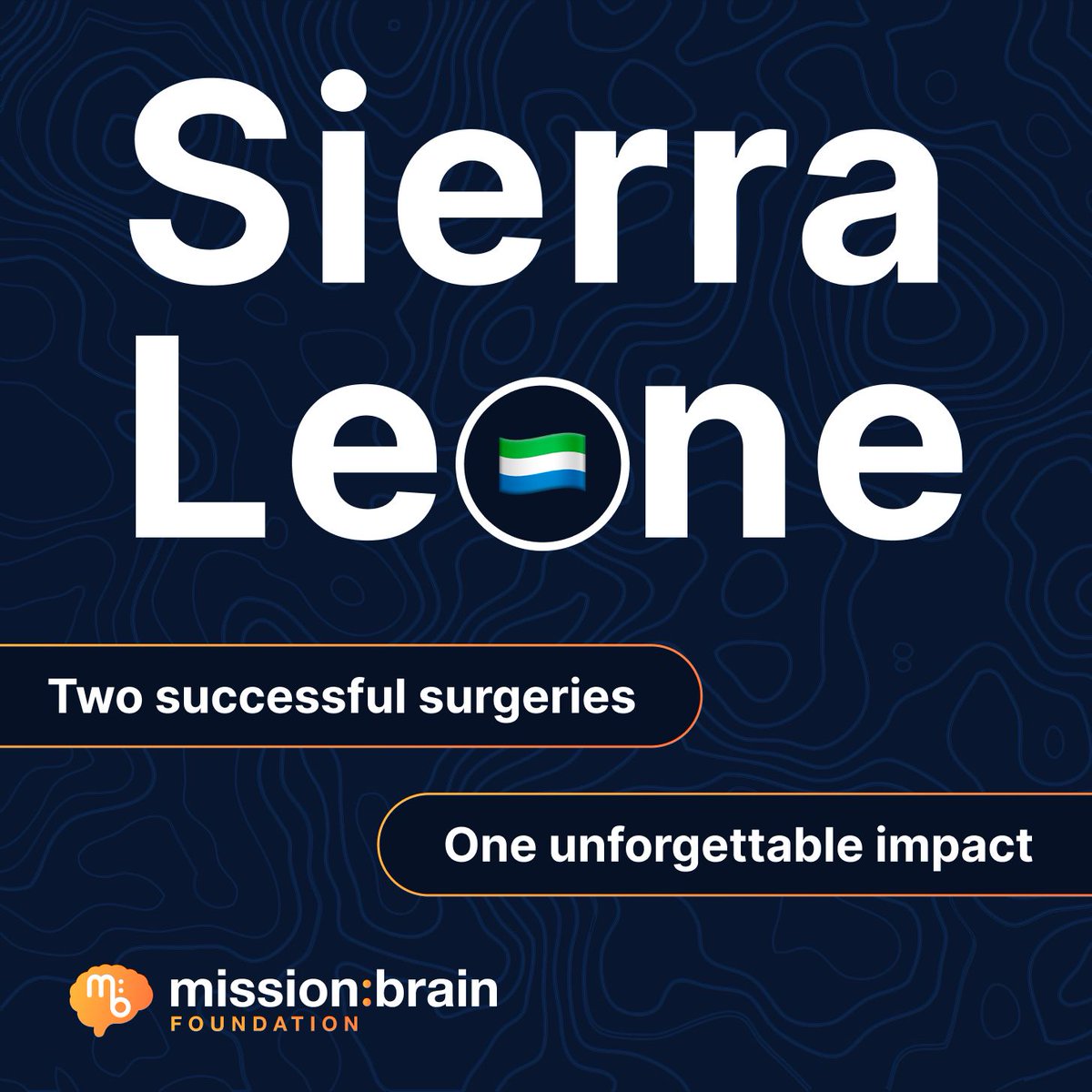 missionbrainorg's tweet image. 🚨 mission:BRAIN in Sierra Leone! 🇸🇱
After 24 hours of travel, our team officially launched neurosurgical services at Connaught Hospital—bringing life-changing care to a nation of 8M.
Led by Sierra Leone’s 1st neuro-trained surgeon, Dr. Alieu Kamara.
#GlobalHealth #Neurosurgery