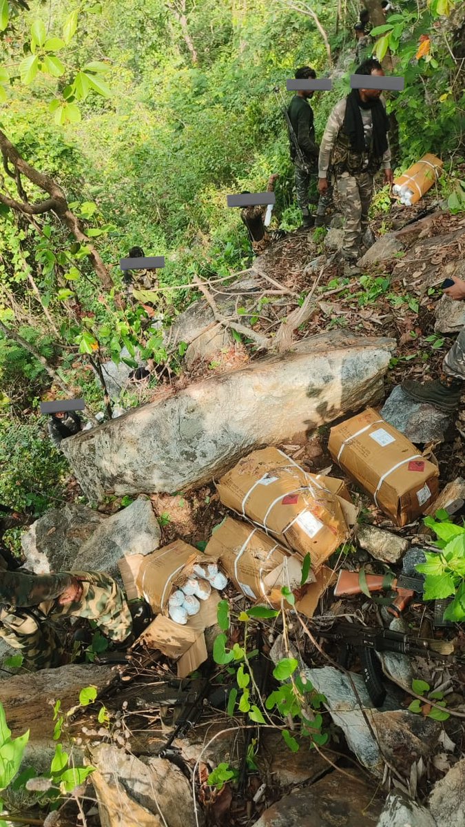SP Rourkela (@sprourkela) on Twitter photo During Joint operations of Odisha SOG, CRPF, Jharkhand Jaguars and DVF on Odisha-Jharkhand has led to another seizure of more than 2.5 tonnes of explosives which was looted by Maoists on 27th May. Further search operation is underway.
<a href="/odisha_police/">Odisha Police</a> <a href="/DGPOdisha/">DGP, Odisha</a> <a href="/digwrrkl/">DIG Western Range, ROURKELA</a> During Joint operations of Odisha SOG, CRPF, Jharkhand Jaguars and DVF on Odisha-Jharkhand has led to another seizure of more than 2.5 tonnes of explosives which was looted by Maoists on 27th May. Further search operation is underway.
<a href="/odisha_police/">Odisha Police</a> <a href="/DGPOdisha/">DGP, Odisha</a> <a href="/digwrrkl/">DIG Western Range, ROURKELA</a>