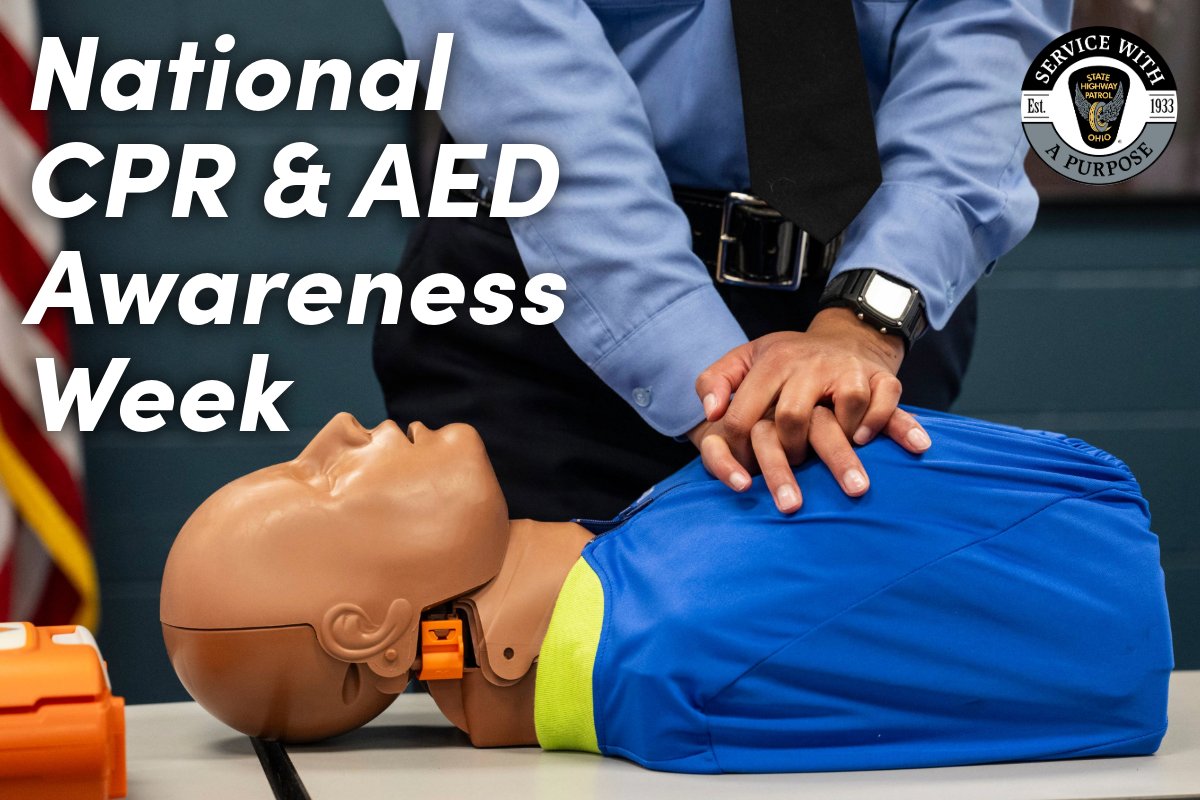 This week is National CPR and AED Awareness Week. Did you know? Every cadet is trained in CPR, and each Patrol post is equipped with at least one AED (automated external defibrillator). These tools allow troopers to perform life-saving work!