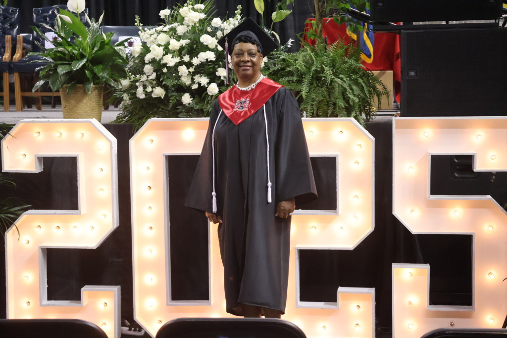 Congratulations to Patricia Ann Montgomery Stewart, an executive secretary for the EBR Schools, who celebrated her high school graduation 50 years later with the Glen Oaks High Class of 2025. Stewart was unable to graduate with her original class in 1975 due to personal reasons.