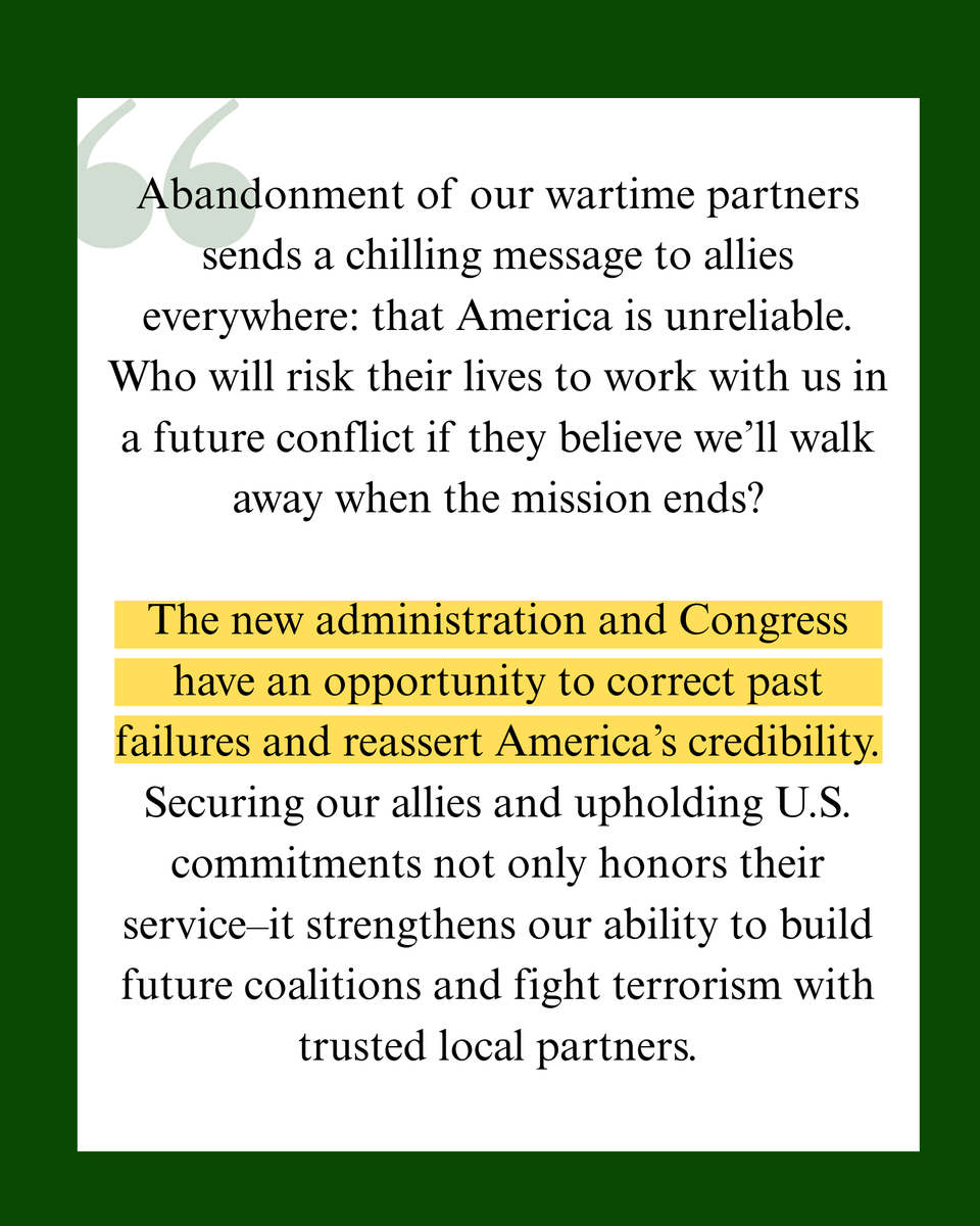 No One Left Behind (@n1leftbehind) on Twitter photo “In war, trust is everything.”
Ambassador Ryan Crocker and <a href="/RepBaumgartner/">Congressman Michael Baumgartner</a> (R-WA) remind us of a solemn truth: the U.S. made a promise to our Afghan allies that it is in our national interest to keep.
These allies risked their lives for America’s mission. “In war, trust is everything.”
Ambassador Ryan Crocker and <a href="/RepBaumgartner/">Congressman Michael Baumgartner</a> (R-WA) remind us of a solemn truth: the U.S. made a promise to our Afghan allies that it is in our national interest to keep.
These allies risked their lives for America’s mission.