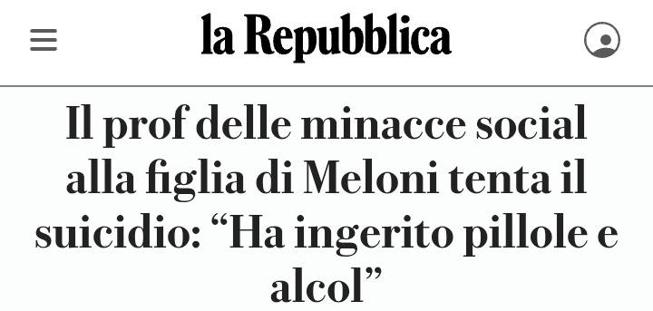 Ha sicuramente scritto delle porcate,ha sbagliato!
Ma quello che gli hanno fatto in sole 48 ore i lecchini della destra 
è vergognoso.
Miserabili "giornalisti" di regime.
Sbattete in prima pagina tutti quelli che osano criticare questa vergogna di governo.
Miserabili e lecchini!