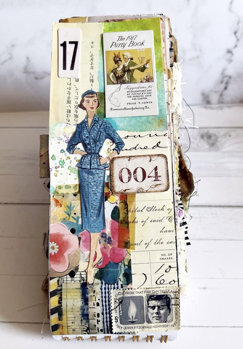 KirbyWolff's tweet photo. Over on Instagram my mom just finished an incredibly impressive 100 days of collages!

If you’re into this kind of artwork you should go follow her @ wolffpak3 on IG https://t.co/N5aFfeyruI