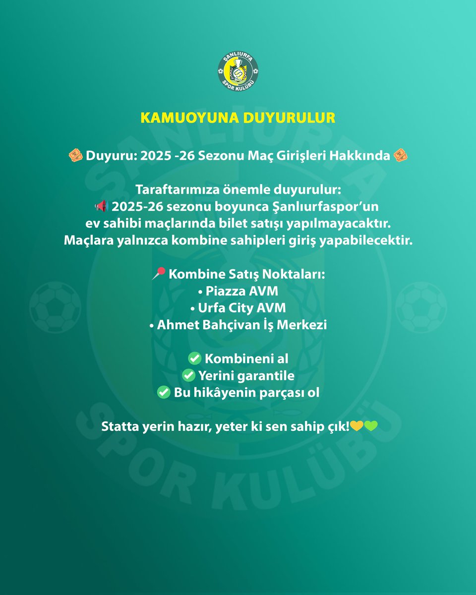 Kızılkaya Tarım Şanlıurfaspor tweet media