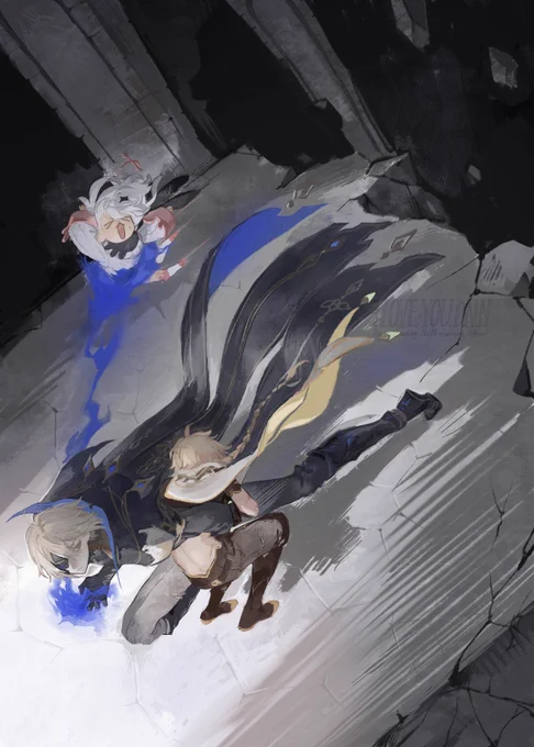 遺跡崩壊!
