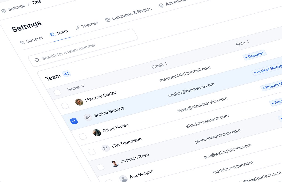 We just love a clean table