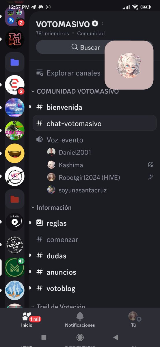 Lunes en voto masivo..
Están invitados.discord.gg/cjrbGHDnhP